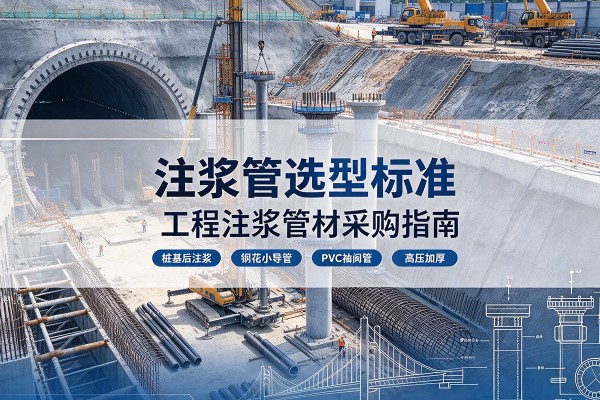 龙港注浆管选型标准