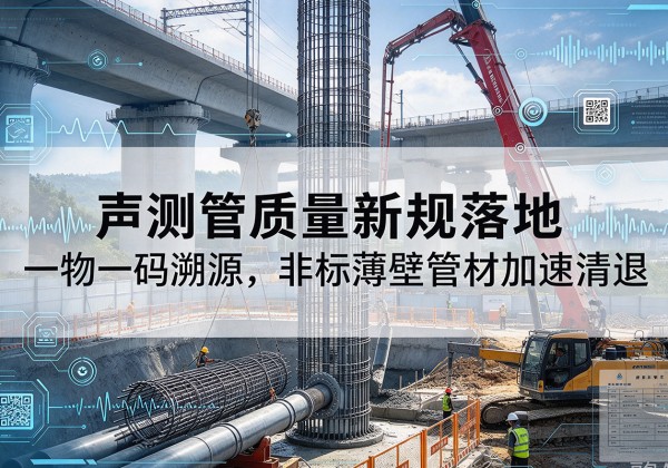 龙港声测管质量新规落地，一物一码溯源，非标薄壁管材加速清退